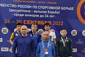 Александр Кочевой завоевал бронзовую медаль первенства России по вольной борьбе