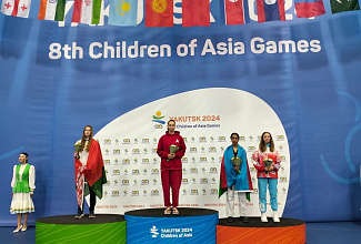 Олеся Чаплинская бронзовый призёр международных игр "Дети Азии"